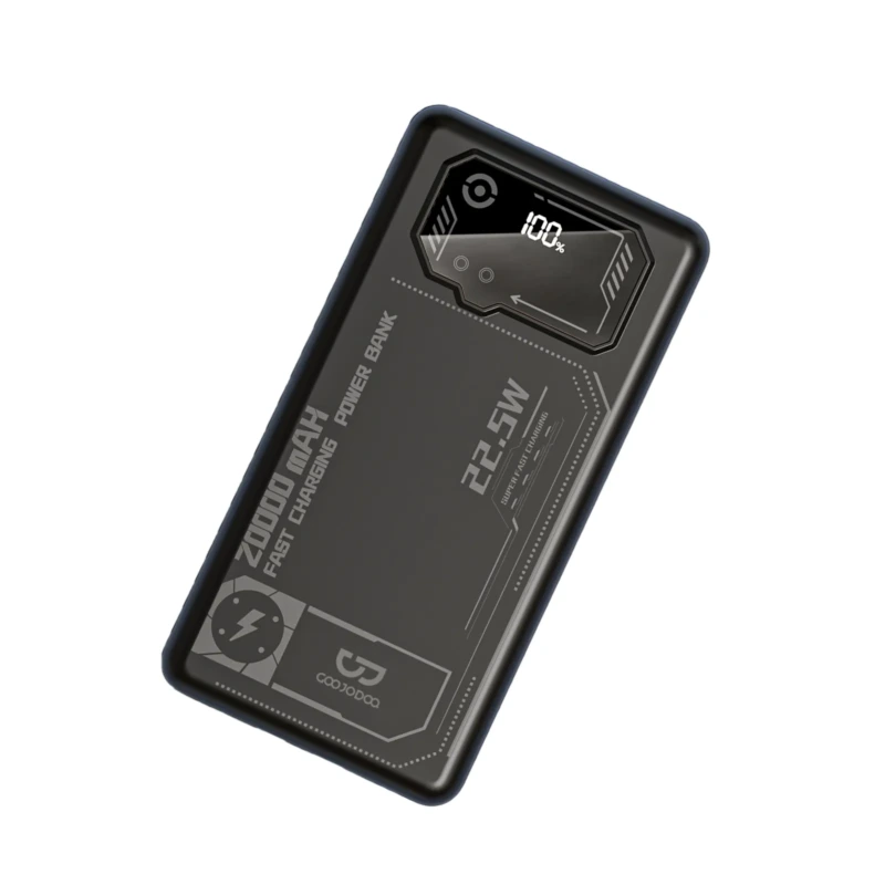 GOOJODOQ AD4018 Power Bank Original 20000mAh Kapasitas Besar Pengisian Cepat