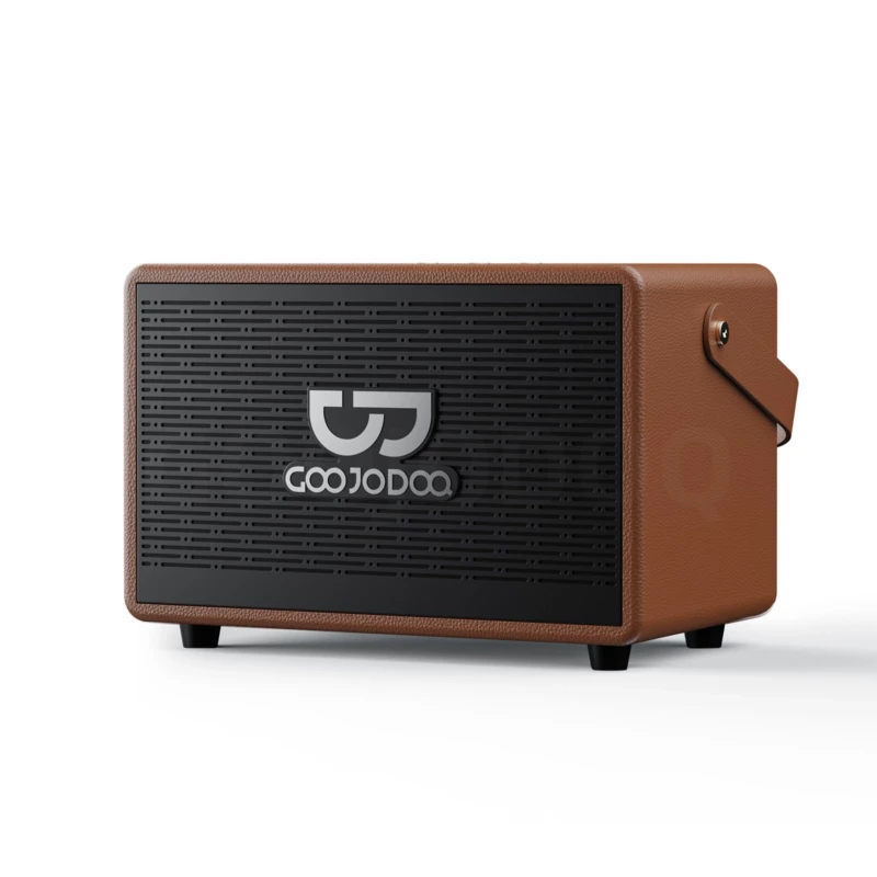 GOOJODOQ Speaker Bluetooth Kayu Gaya Vintage AB4091